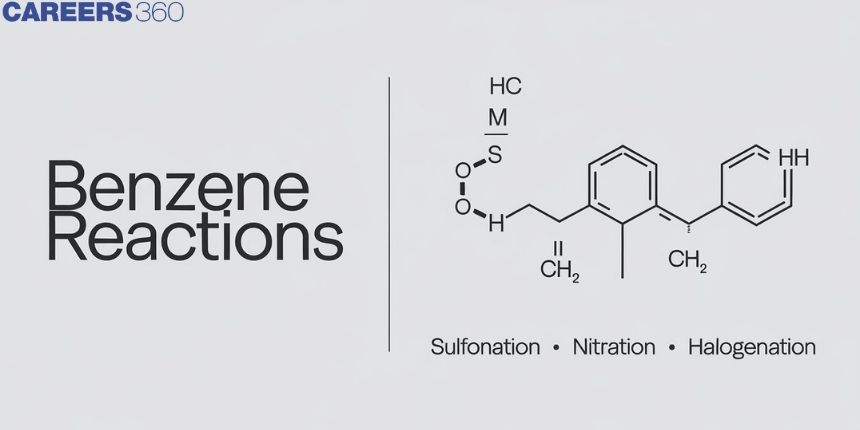 Benzene Reactions - Sulfonation, Nitration and Halogenation